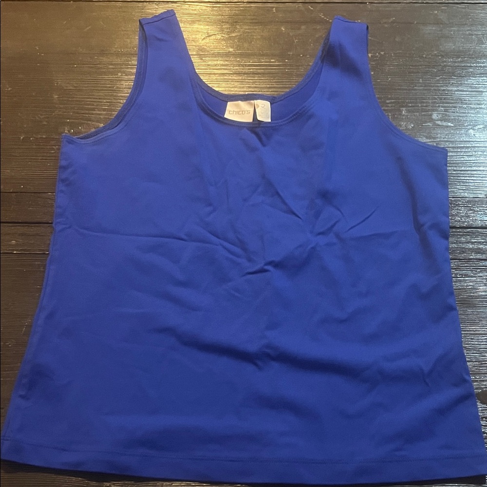 Chico's Vibrant Blue Tank Top